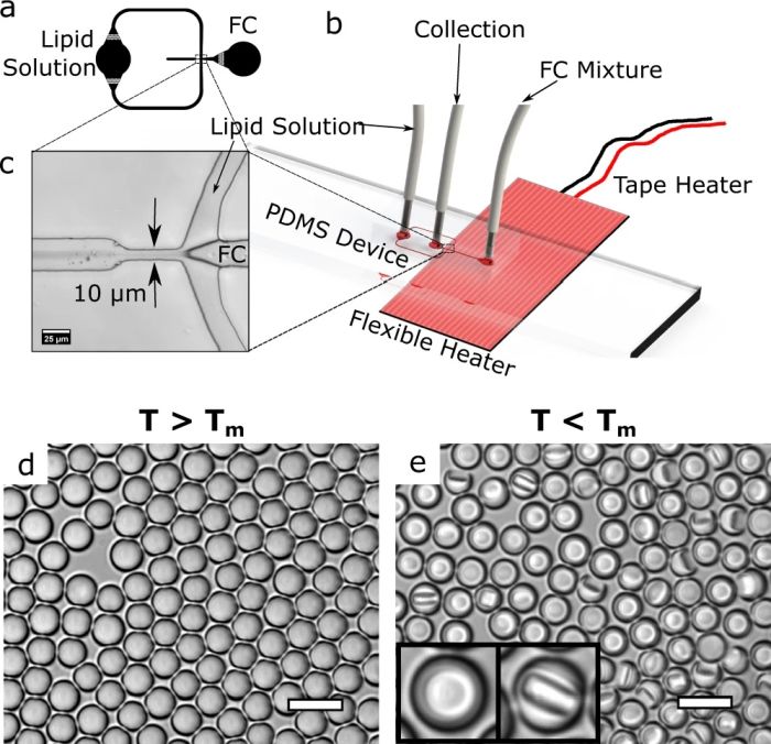 Acoustic manipulation of droplets generated using microfluidics